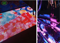 Modna kryty parkiet taneczny z pikselowym rozstawem 6,25 mm, interaktywnym ekranem ledowym o wymiarach 250 mm * 250 mm