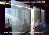 TL6.25mm przejrzysty wyświetlacz szklany LED reklama budowlana 70% wysoka przejrzystość