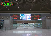 Wewnętrzna kurtyna reklamowa w pełnym kolorze p4.81led ekran 250 * 250 mm forstadium / station