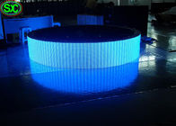 P3.91 Curled Shape Curtain Wyświetlacz LED do wyświetlania reklam, 5500-6500 nitów