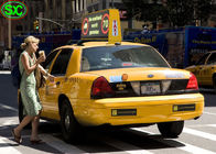 P6mm HD Full Color Taxi Car Top Wyświetlacz LED z wyświetlaczem WIFI 4G
