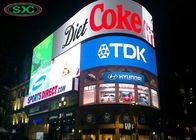 Tablica ścienna Reklama wideo z wyświetlaczem LED Outdoor Outdoor P4 3 lata gwarancji