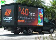 Smd Mobile Truck Wyświetlacz LED Reklama Full Color Rgb P6 27777 punktów / m2 Piksel