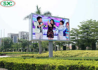 Piękna rama 1R1G1B Pitch 6mm Full Color Led Billboard z kolumną obok drogi