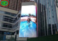 Wysoka rozdzielczość 6mm pikseli na zewnątrz Multi Media Pełny kolor Wysokiej jasności Wodoodporny ekran LED reklamy krzywej P6