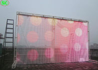 P15 Ściana wideo kurtyna Wyświetlacz LED Wodoodporny tło sceny Novastar Łatwa instalacja