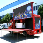 Wodoodporny ekran LED o wysokiej jasności P5, montowany na ciężarówce, cyfrowy billboard