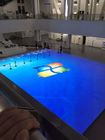 Super Thin Portable Stage 1800cd / m2 LED Dance Floor