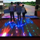 Kolorowy ekran interaktywny P4.81 Led Dance Floor Floor