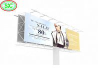 Duże aluminiowe billboardy P10 LED wyświetlają wysoką jasność
