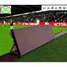 Wyświetlacz led na obwodzie P5 p10 z aluminiową szafką stadion piłkarski ekran led na zewnątrz do reklamy