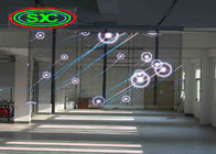 Łatwa instalacja G7.8125-15.625 Przezroczysta siatka Wyświetlacz LED Szkło z zieloną mocą