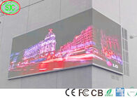 Zewnętrzny kolorowy wyświetlacz LED Duży ekran P10 Wodoodporny o wysokiej jasności ponad 7200cd Ekran LED ścienny LED wideo