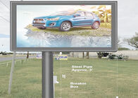 5500cd / ㎡Outdoor P10 Wodoodporny, stały cyfrowy reklamowy wyświetlacz LED z wyświetlaczem wideo Cena tablicy
