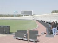 Wyświetlacz peryferyjny boiska do piłki nożnej Szafka 960x960mm Wypożyczenie ekranu wideo LED Wodoodporny IP65 SMD 1R1G1B