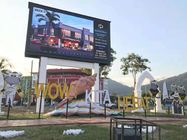 Zewnętrzna wodoodporna reklama komercyjna P10 Cyfrowy billboard LED 50000cd / ㎡ Ekran znaku jasności