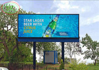Zewnętrzny billboard LED P6 o wysokiej rozdzielczości w pełnym kolorze z kolumnami reklamowymi
