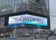 Stały, pełnokolorowy, zewnętrzny ekran LED P 6 o wysokiej jasności montowany na ścianie do celów reklamowych