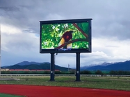 Wodoodporny, pełnokolorowy, komercyjny ekran reklamy zewnętrznej LED p10, stały ekran billboardowy na budynkach