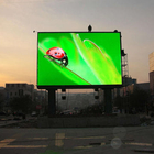 Reklama w mediach stała instalacja 7500cd o wysokiej jasności Nationstar SMD2727 P6 zewnętrzny kolorowy zakrzywiony ekran led
