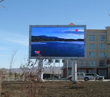 Reklama w mediach stała instalacja 7500cd o wysokiej jasności Nationstar SMD2727 P10 zewnętrzny kolorowy zakrzywiony ekran led