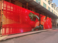 P15.625 Przezroczysta siatka kurtynowa Budynek reklamowy Fasada wideo Panel ścienny Wyświetlacz Pantalla Ekran LED
