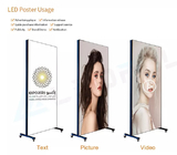 Kryty P1.8 P2 P2.5 Reklama cyfrowa LED Plakat z ekranem lustrzanym