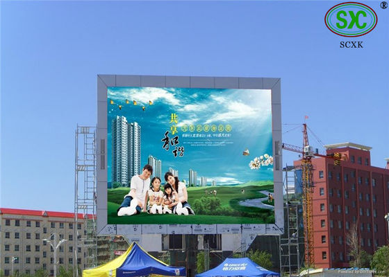 Dobra cena Zewnętrzny pełnokolorowy wyświetlacz P6 LED 960x960mm IP65 Wodoszczelna tabliczka w Internecie