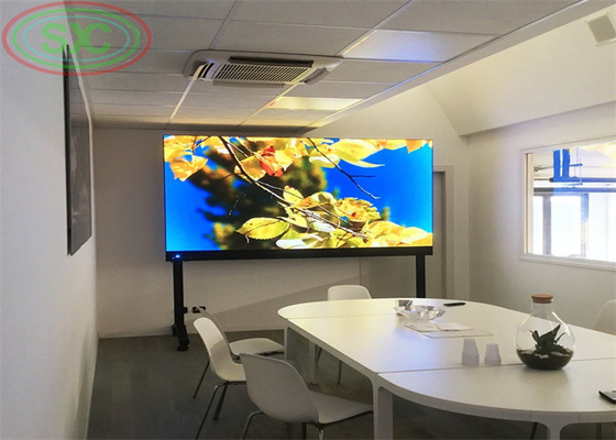 Instalacja stała LED TV ścienne biurowe w pomieszczeniach P3, P4, P5 LED wyświetlacz LED ekran do spotkań