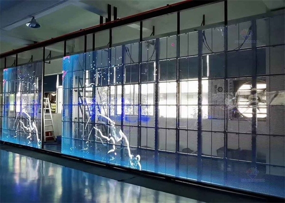 Wafer Chip Przejrzysty Ekran LED, Wewnętrzny Przejrzysty Ekran LED