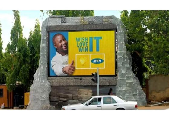 Reklama zewnętrzna wyświetlacz led rgb w pełnym kolorze, ekran telewizora LED o wysokiej rozdzielczości P16