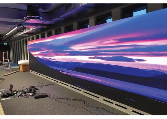 Wnętrze / zewnętrzny ekran aluminiowy LED P3, Konferencja HD LED Video Wall