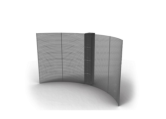 Przejrzysty przezroczysty LED Video Wall P3.91 Indoor Led Mesh Curtain Signage Displays Led Screen