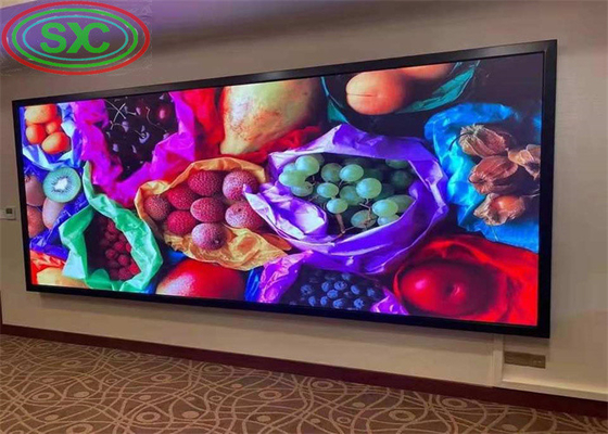 Niskie zużycie wnętrza LED ściany P3, P3.91, P4.81 Ekran LED do spotkań akademickich