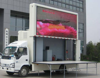 Ekran LED mobilny i samochodowy P6 Wmontowany wyświetlacz wideo IP65 1920Hz rozdzielczość wnętrza pełnobarwny wyświetlacz LED