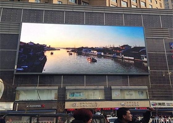 P6 Zewnętrzny wyświetlacz reklamowy LED 12ft x 24ft IP65 wodoodporny
