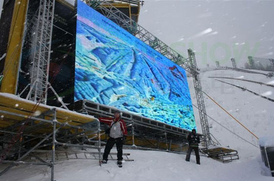 Dobra cena Wypożyczalnia zewnętrzna LED Display Duży ekran LED IP65 wielkość szafki 960mm x 960mm P1.25 COB w Internecie
