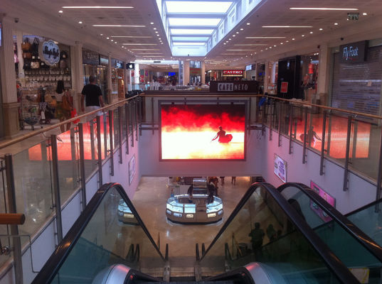 Kryty Full Color P3.91 Ledowe ekrany reklamowe 3840 Hz Dostosowany rozmiar szafy