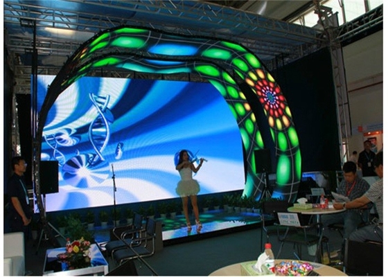 P3.91 HD W pełni kolorowy RGBLED Aluminiowy ekran do odlewania wysokiej częstotliwości odświeżania 500*1000MM