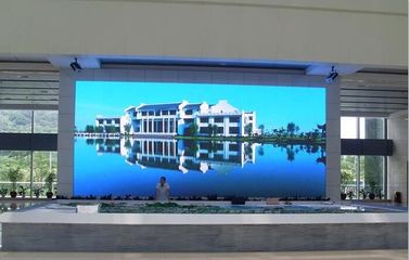 Full Color Wideo Wnętrze Ekran ścienny P4 Wysokiej rozdzielczości Wysoki Pixel 2x3m LED Video