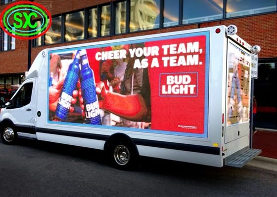 Dobra cena P6 pełnokolorowy furgonetka na zewnątrz Mobilna ciężarówka Reklama LED Display LED Video Panel przyczepy w Internecie