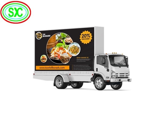 60Hz Frame Rate P3 Mobile Truck LED Screen dla wyświetlaczy wprowadzania produktów mobilnych