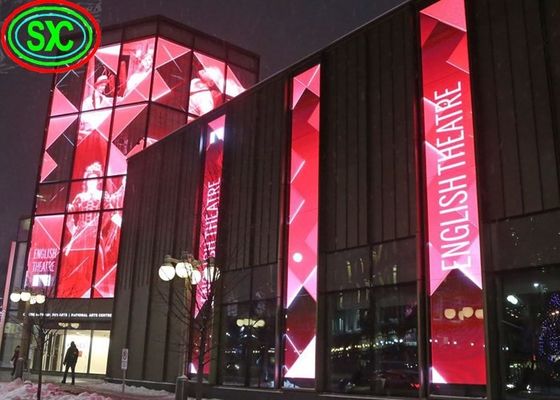 Przezroczysty ekran LED P3.91-P7.82 500x1000mm 6000cd/m2