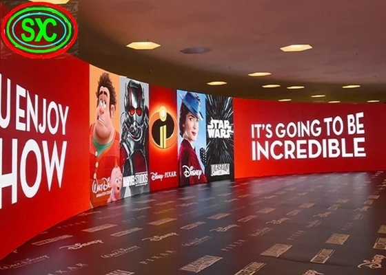 Wytrzymały elastyczny elastyczny zestaw filmowy LED ekran reklamowy ściana wideo SMD2525 1R1G1B Panel sygnalizacyjny