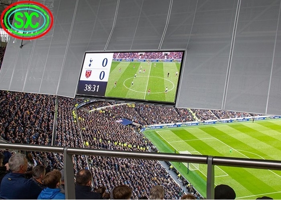 Zewnętrzny HD Wysoka częstotliwość odświeżania pełnobarwny ekran P8 Big Stadium LED