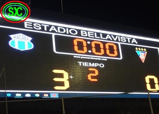 Zewnętrzny HD Wysoka częstotliwość odświeżania pełnobarwny ekran P8 Big Stadium LED