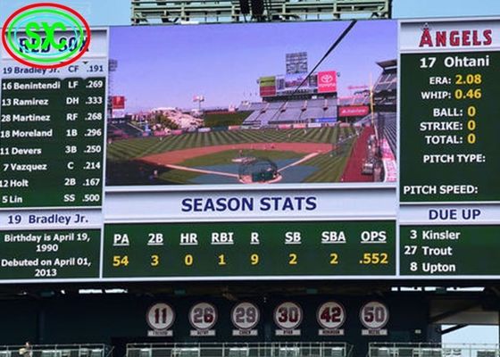 Ekran LED P5 do użytku zewnętrznego, rozstaw pikseli 5mm, stopień ochrony IP65, ekran stadionowy