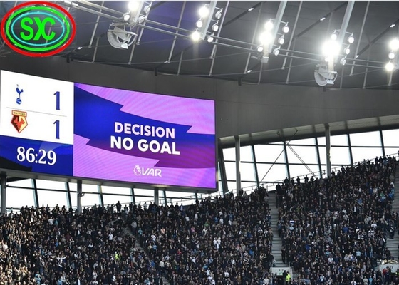 Zewnętrzny HD Wysoka częstotliwość odświeżania pełnobarwny ekran P8 Big Stadium LED
