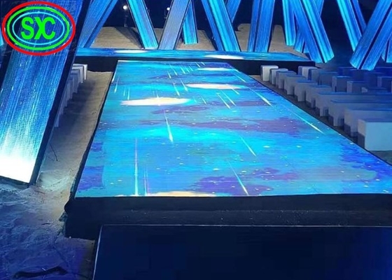 Chiny SMD3535 Sound Active Dj Led Disco Dance Floor Ciepłe białe panele wiązki