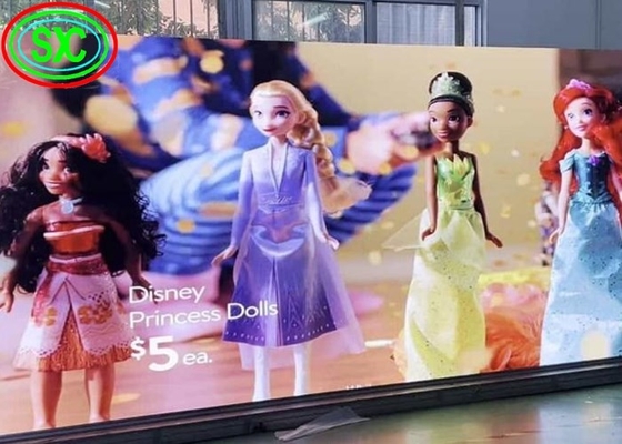 P2 kryty płaski kolorowy wyświetlacz led wiszący 3D wewnętrzny wyświetlacz LED